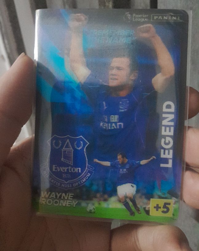 Panini Premier League Wayne Rooney Legend Everton — front