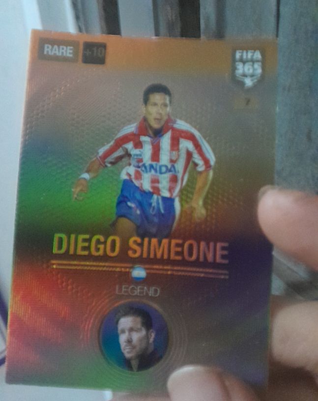 2017 Panini FIFA 365 #7 Diego Simeone — front