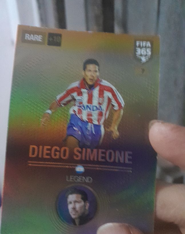2016 Panini WCCF Diego Simeone Legend Rare +10 — front