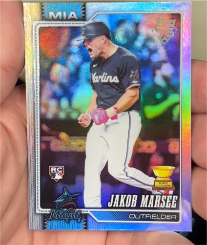 2026 Topps Series 1 #37 Jakob Marsee — front