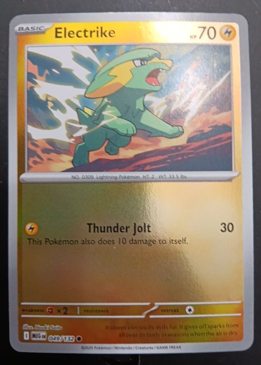 2023 Pokémon ME01: Mega Evolution #049 Electrike — front