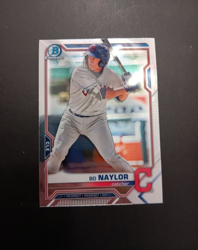 2021 Bowman Chrome Prospects #BCP-124 Bo Naylor — front