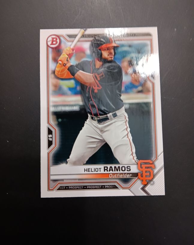 2021 Bowman Prospects #BP-69 Heliot Ramos — front