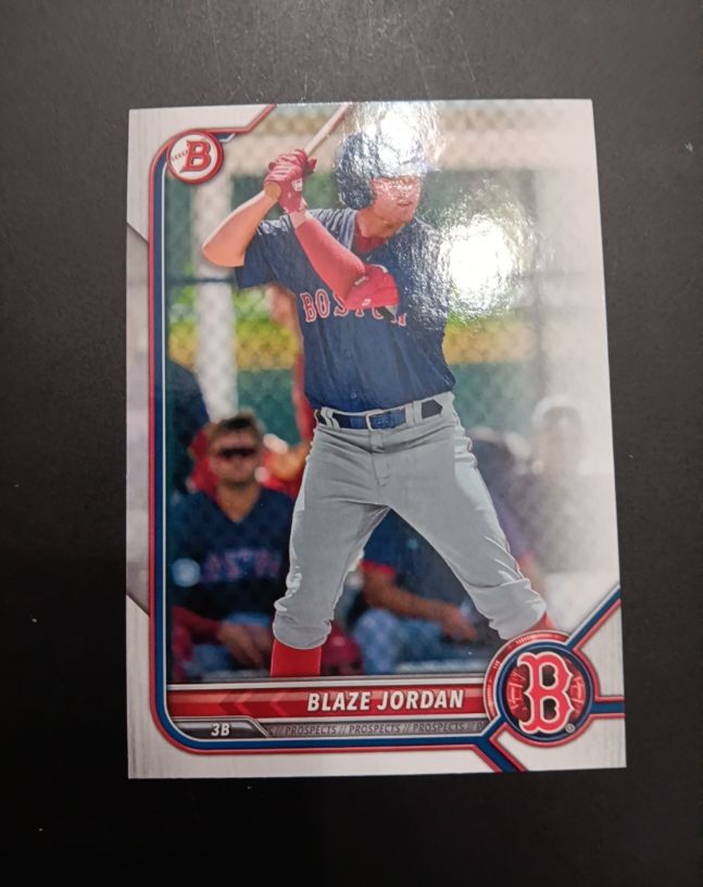 2022 Bowman Paper Prospect #BP-58 Blaze Jordan — front