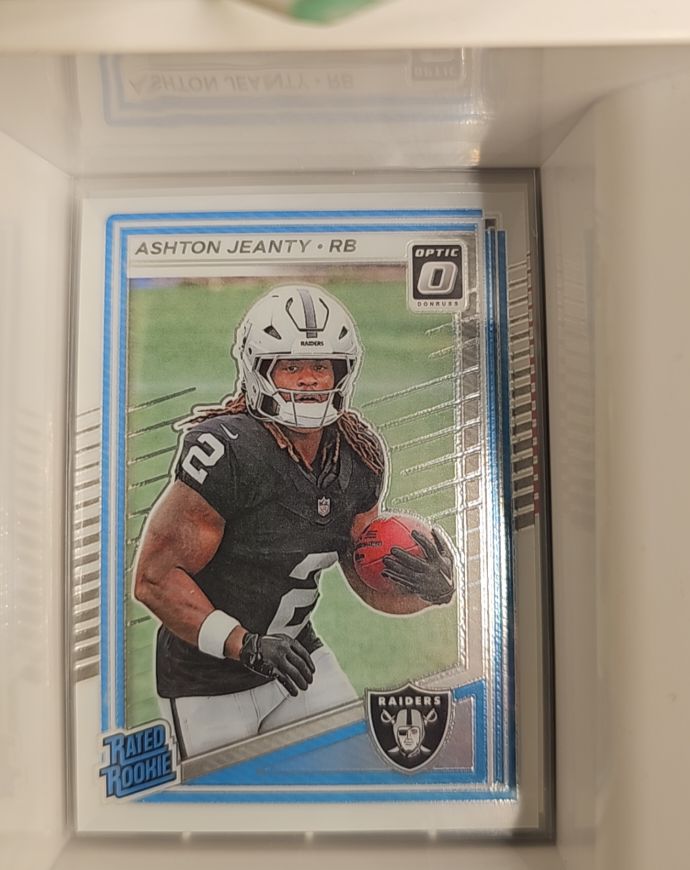 2025 Donruss Optic #202 Ashton Jeanty — front