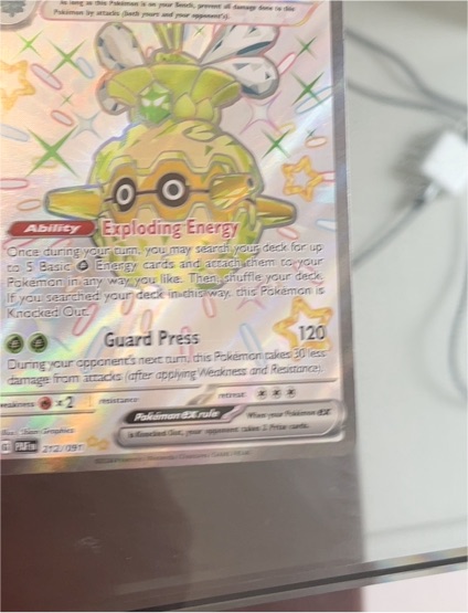 2023 Pokémon Paldean Fates #212 Forretress ex — front