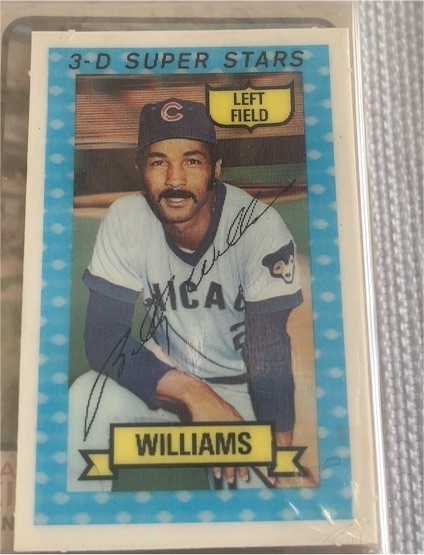1974 Kellogg's 3-D Super Stars #32 Billy Williams — front