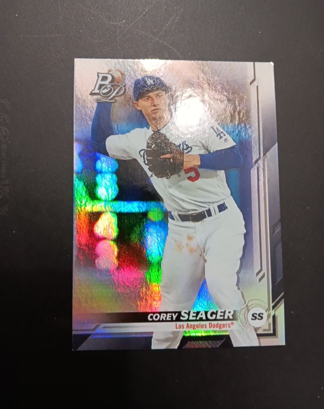 2019 Bowman Platinum #38 Corey Seager — front