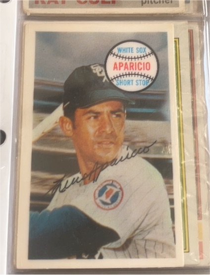 1970 Kellogg's 3-D Super Stars #22 Luis Aparicio — front