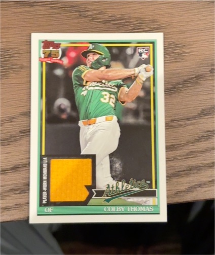 2026 Topps Series 1 #91R-CT Colby Thomas — front