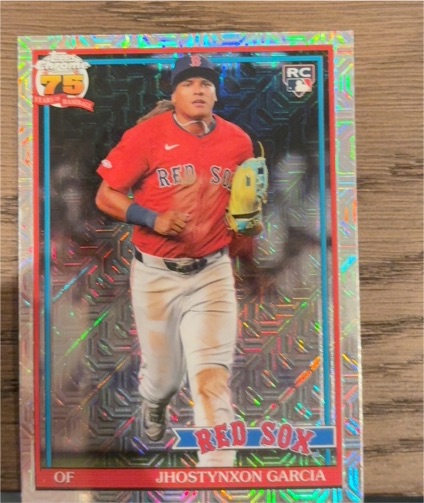2026 Topps Series 1 Silver Pack Mojo #91C-23 Jhostynxon Garcia — front