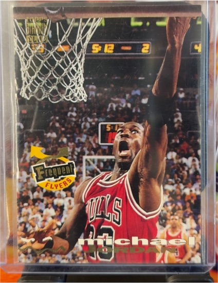 1993-94 Topps Stadium Club #181 Michael Jordan Frequent Flyers — front