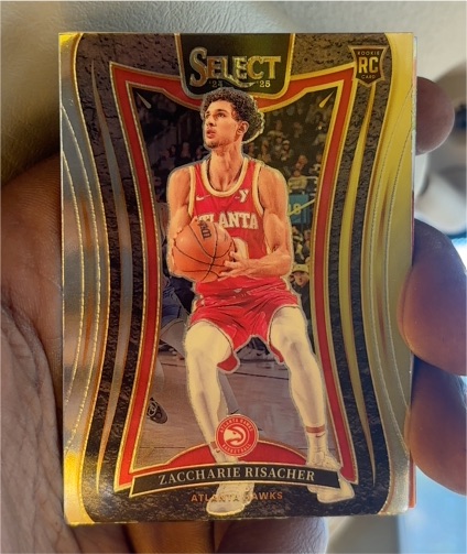 2024-25 Panini Select #379 Zaccharie Risacher — front