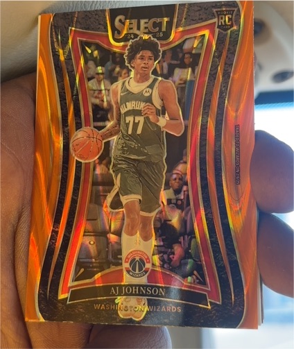 2024-25 Panini Select #376 AJ Johnson — front