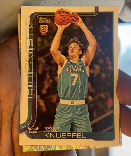 2025-26 Topps #204 Kon Knueppel — front