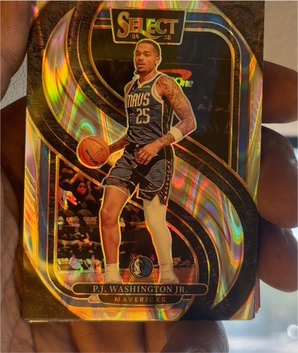 2024-25 Panini Select Premier Level #154 P.J. Washington Jr. — front