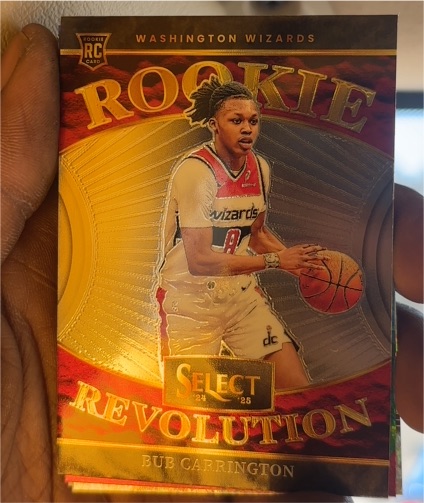 2024-25 Panini Select #7 Bub Carrington Rookie Revolution — front