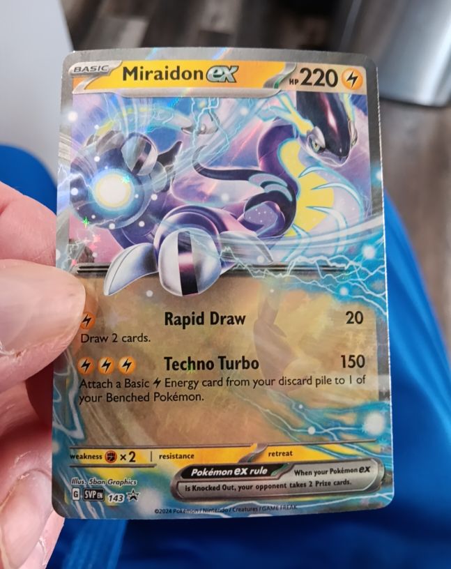 2024 Pokémon Scarlet & Violet #143 Miraidon ex — front