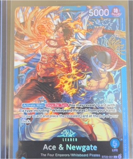 One Piece TCG ST22-001 Ace & Newgate — front