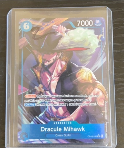 One Piece Card Game OP09-048 Dracule Mihawk — front