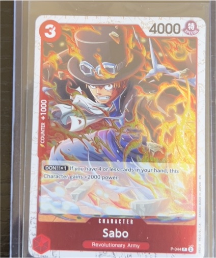 2024 One Piece TCG P-044 Sabo — front