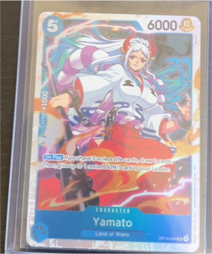 One Piece TCG 2023 OP13-054 Yamato — front