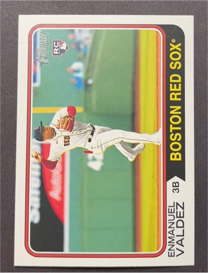 2023 Topps Heritage High Number #631 Enmanuel Valdez — front