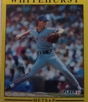 1991 Fleer #166 Wally Whitehurst — front