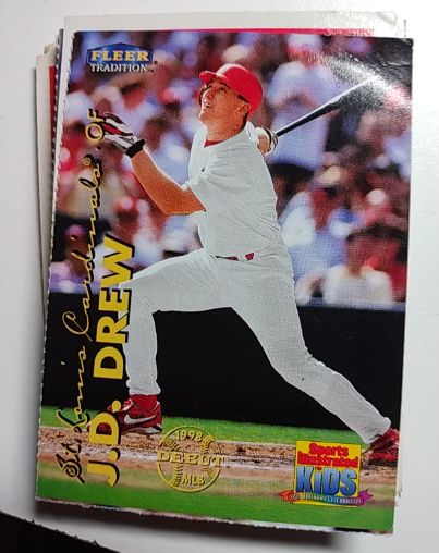 1999 Fleer Tradition #7 J.D. Drew — front