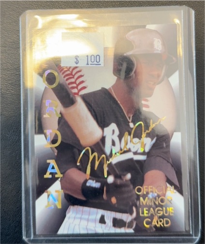 1994 Sports Stars USA #143 Michael Jordan Official Minor League Card — front