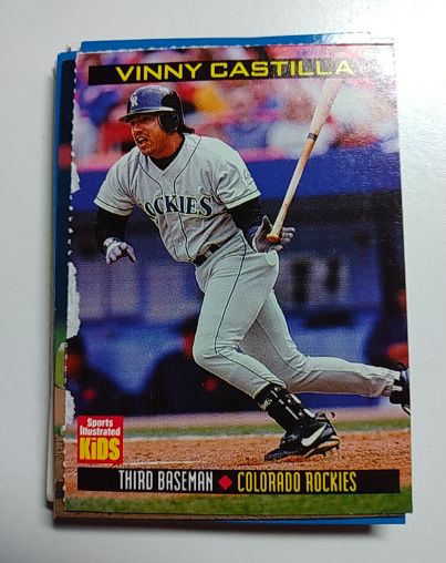 1999 Sports Illustrated for Kids #817 Vinny Castilla — front