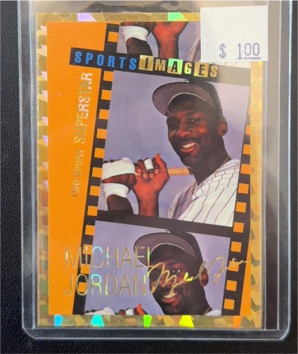 1994 Sports Images Two Sport Superstar Michael Jordan — front