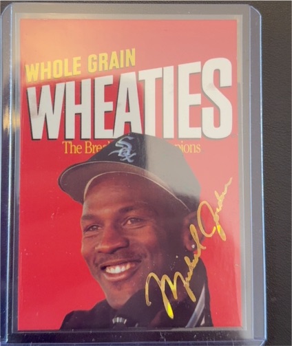 1994-95 Sports Stars USA #103 Michael Jordan Wheaties — front