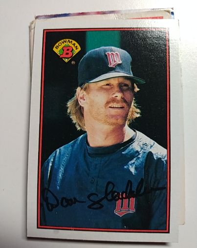 1989 Bowman #163 Dan Gladden — front