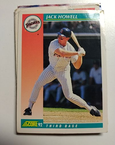 1992 Score #706 Jack Howell — front