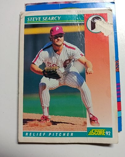 1992 Score #698 Steve Searcy — front
