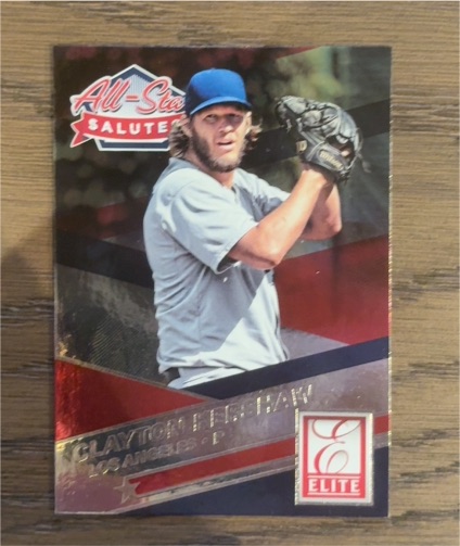 2015 Panini Elite #3 Clayton Kershaw All-Star Salutes — front