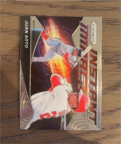 2020 Panini Prizm #II-7 Juan Soto Instant Impact — front