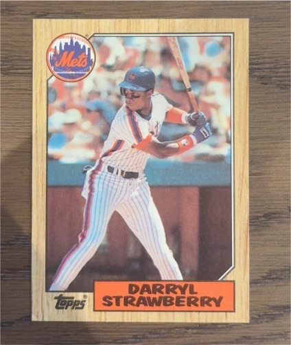 1987 Topps #460 Darryl Strawberry — front