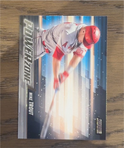 2018 Topps Stadium Club Power Zone #PZ-MT Mike Trout — front