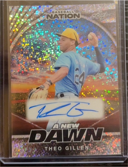 2025 Leaf Baseball Nation #NA-TG1 Theo Gillen A New Dawn — front