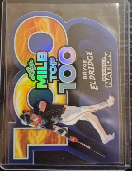 2025 Leaf Baseball Nation MiLB Top 100 #MB-10 Bryce Eldridge — front
