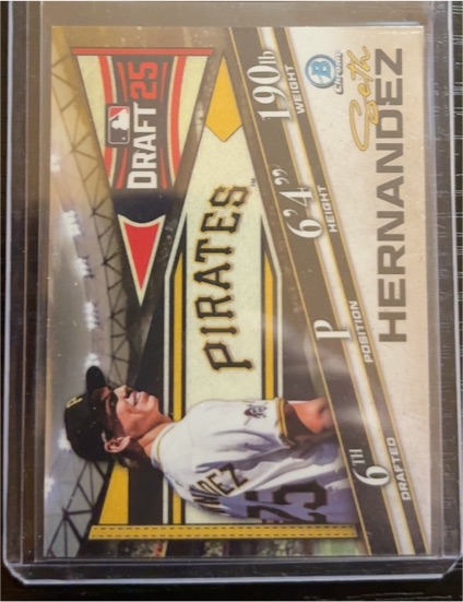2025 Bowman Draft Night #BDN-5 Seth Hernandez — front
