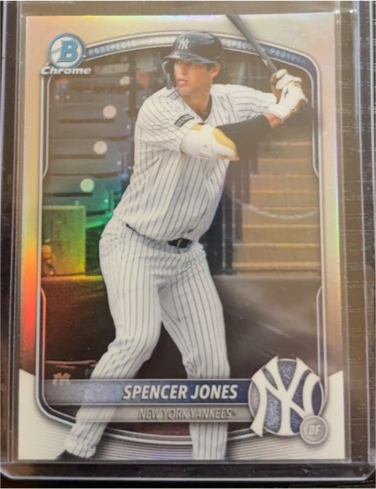 2025 Bowman Draft Chrome #BDC-9 Spencer Jones — front