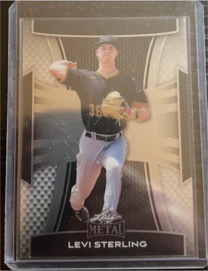 2025 Leaf Metal #LGR-LS1 Levi Sterling — front