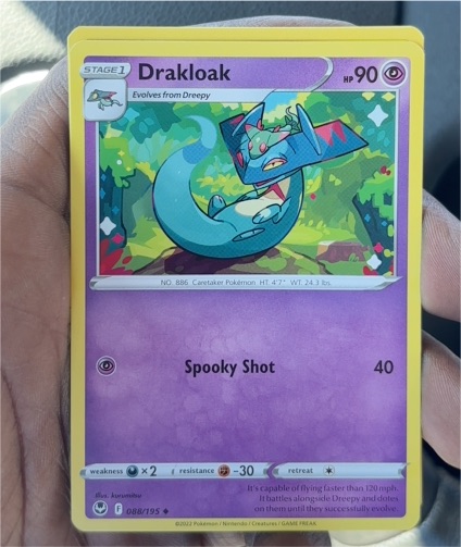 2022 Pokémon Sword & Shield Silver Tempest #088 Drakloak — front