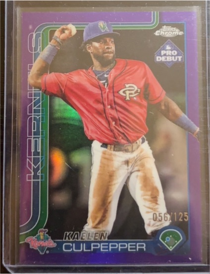 2025 Topps Pro Debut Chrome #PDC-79 Kaelen Culpepper — front