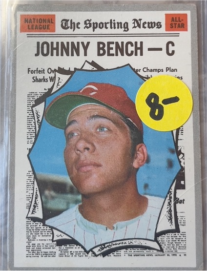 1970 Topps #464 Johnny Bench — front