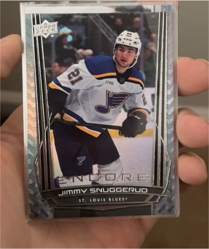 2025-26 Upper Deck Series 1 Encore #E-1 Jimmy Snuggerud — front
