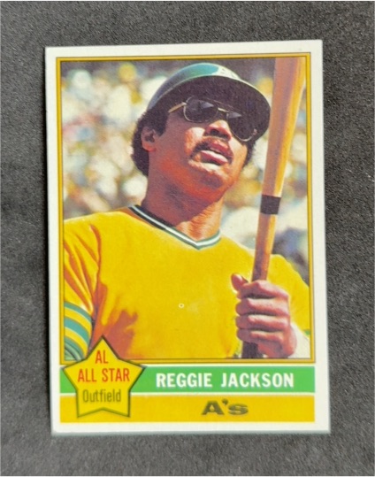 1976 Topps #500 Reggie Jackson — front